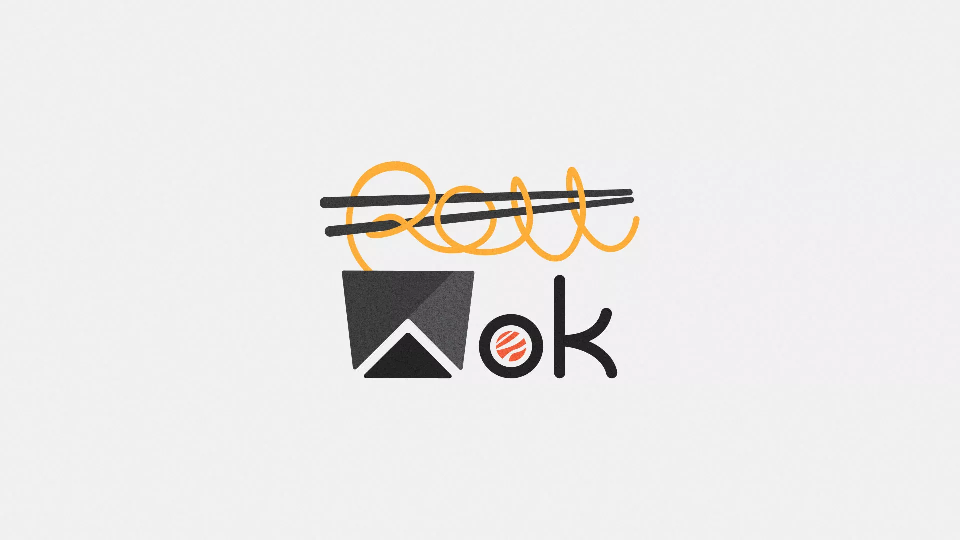 Разработка логотипа в Новосиле для суши-бара «Roll Wok Club» Разработка логотипа в Новосиле для суши-бара «Roll Wok Club»